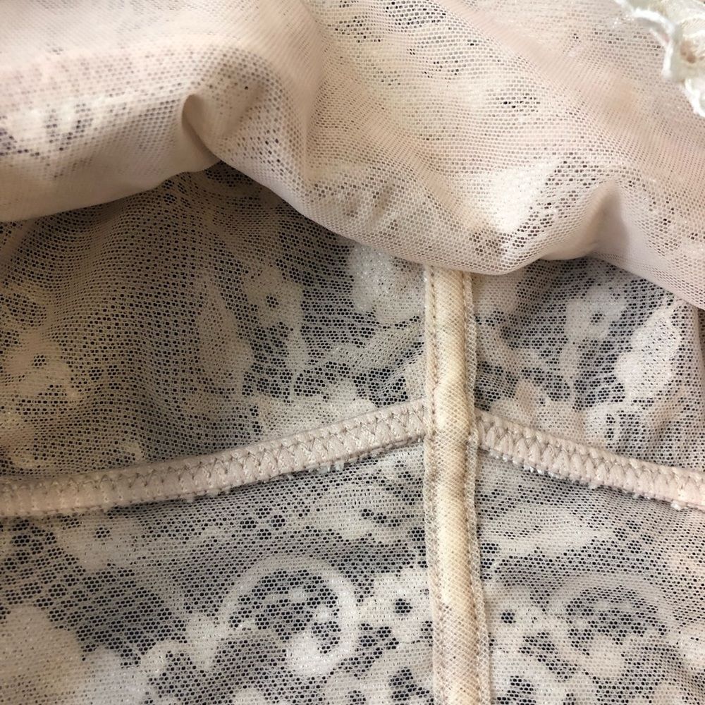 Free People Intimately white lace t strap bra, xs - Picture 8 of 11